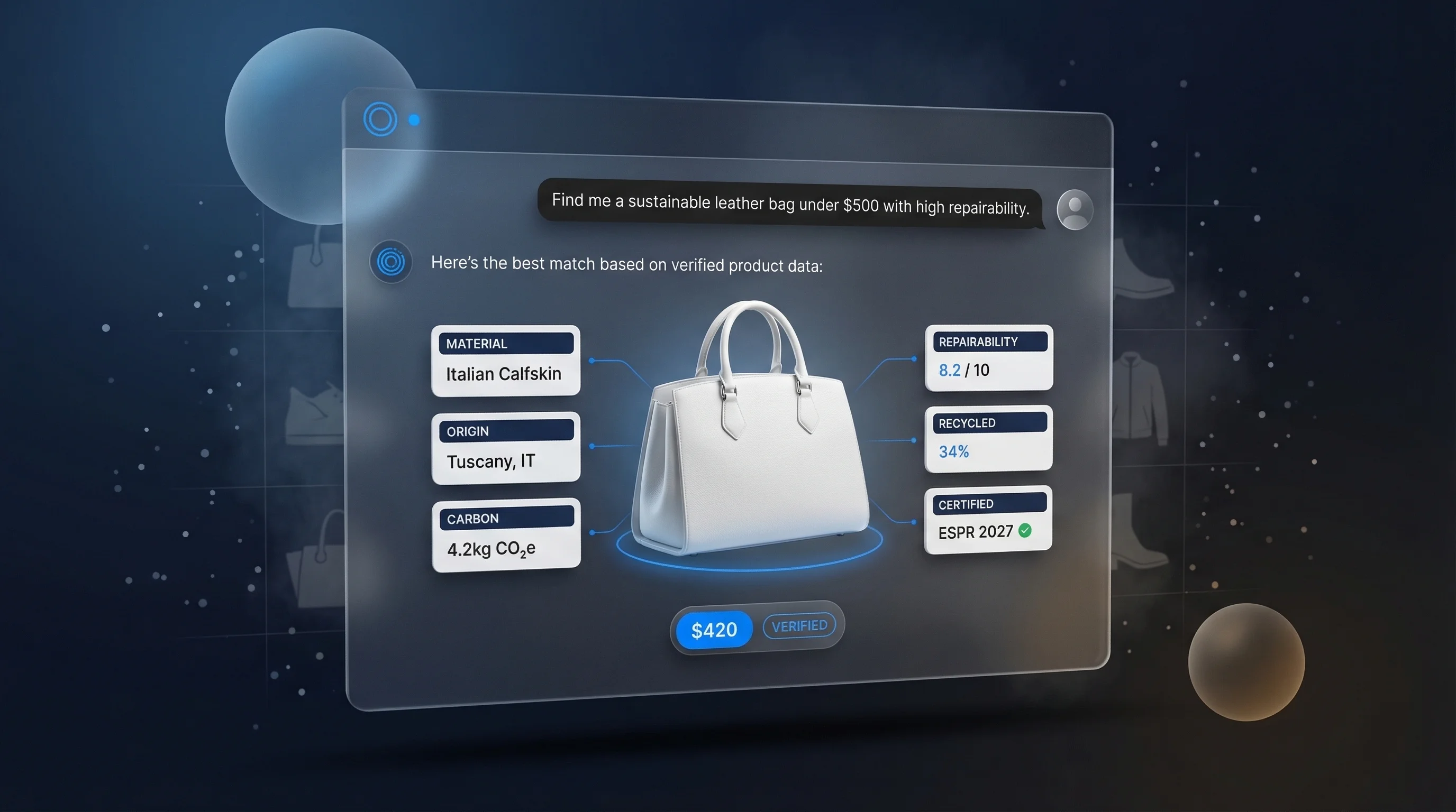 AI agents and verifiable commerce data